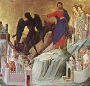 Duccio di Buoninsegna The Temptation of Christ on the Mountain (mk08) Spain oil painting artist